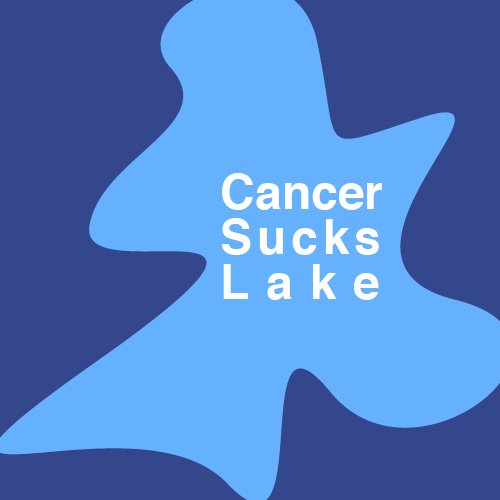 Cancer Sucks Lake, town idea, graphic